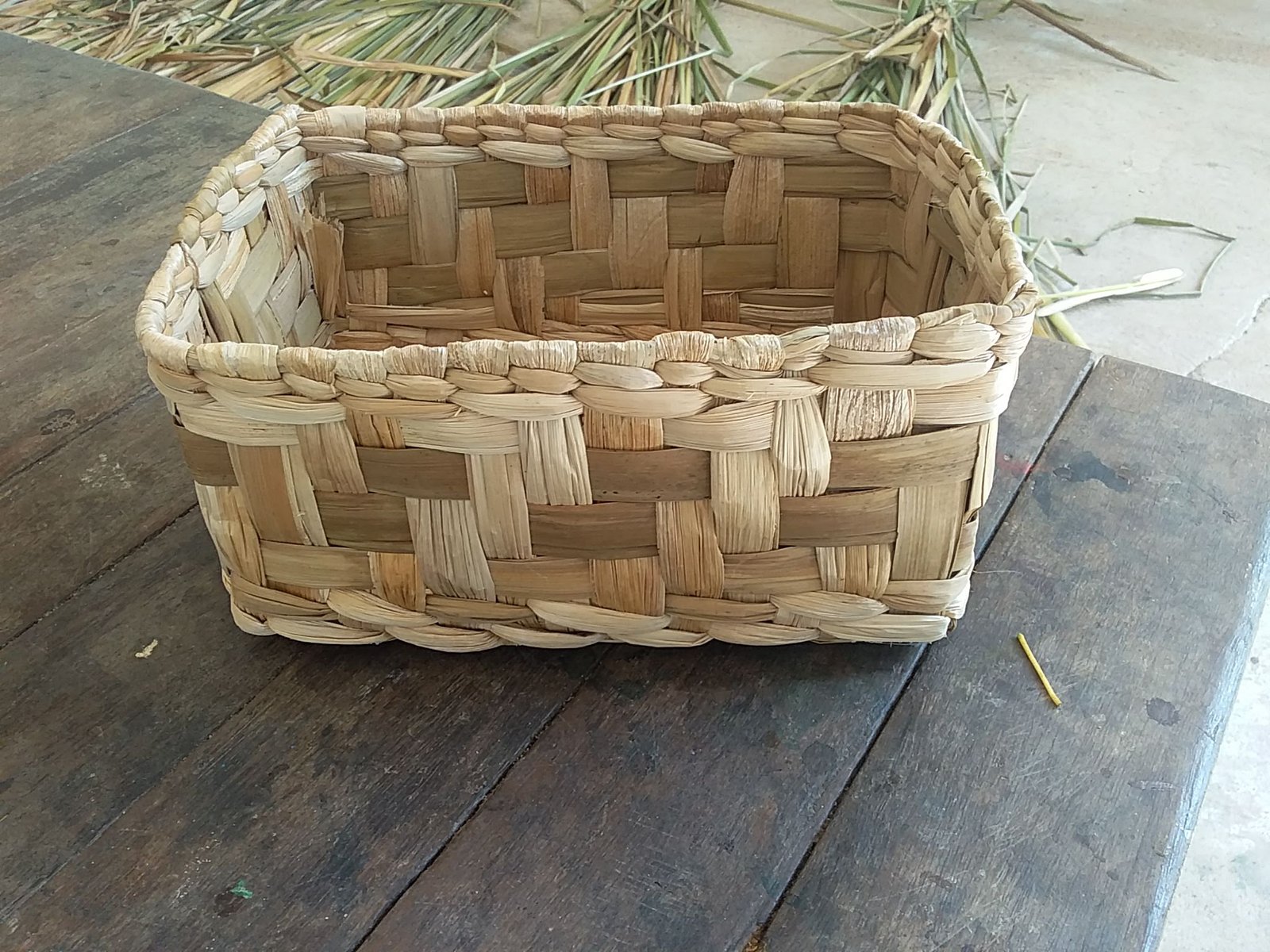 Espelho Revestido em Taboa